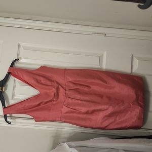 Jenny Yoo Brown Silk Halter Dress